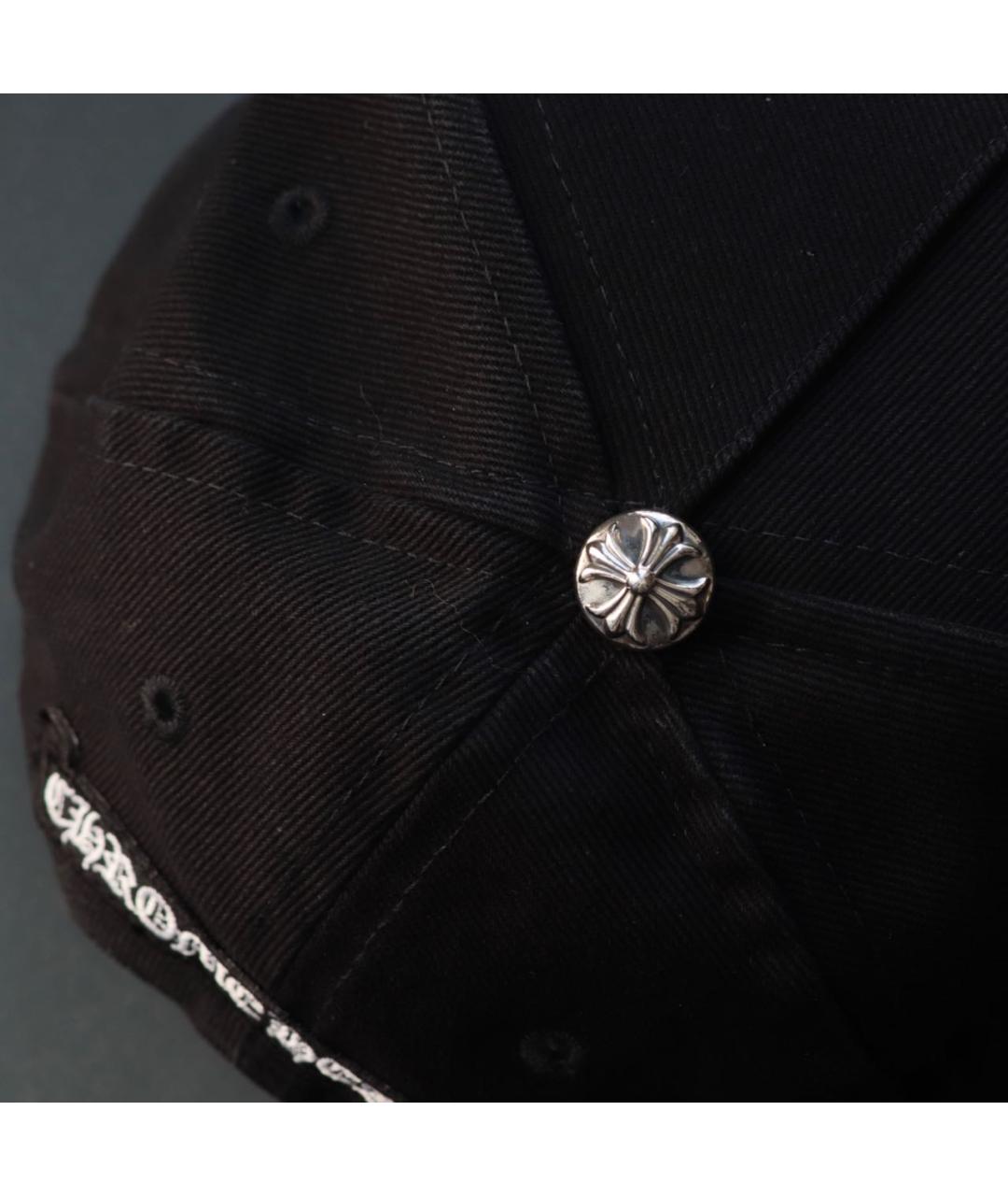 CHROME HEARTS Черная хлопковая кепка, фото 5