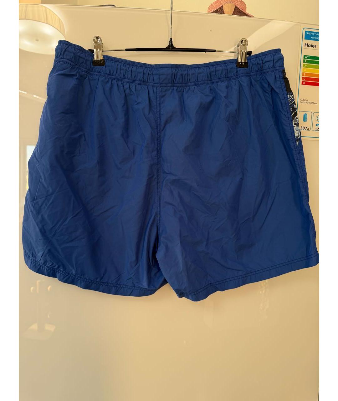 ETRO Синие полиэстеровые шорты, фото 2