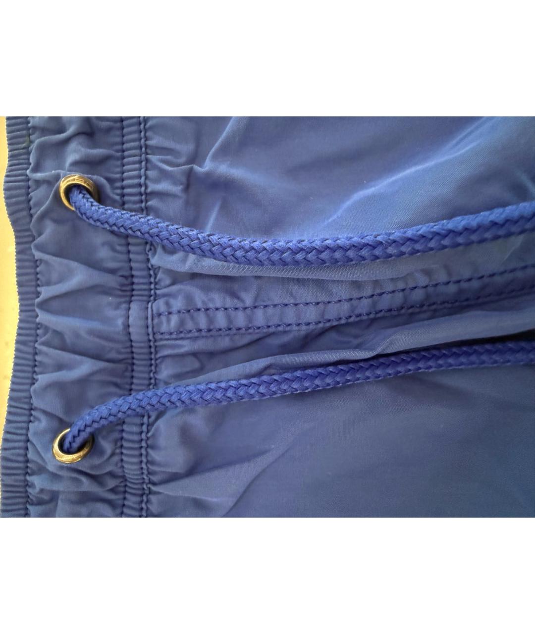 ETRO Синие полиэстеровые шорты, фото 6