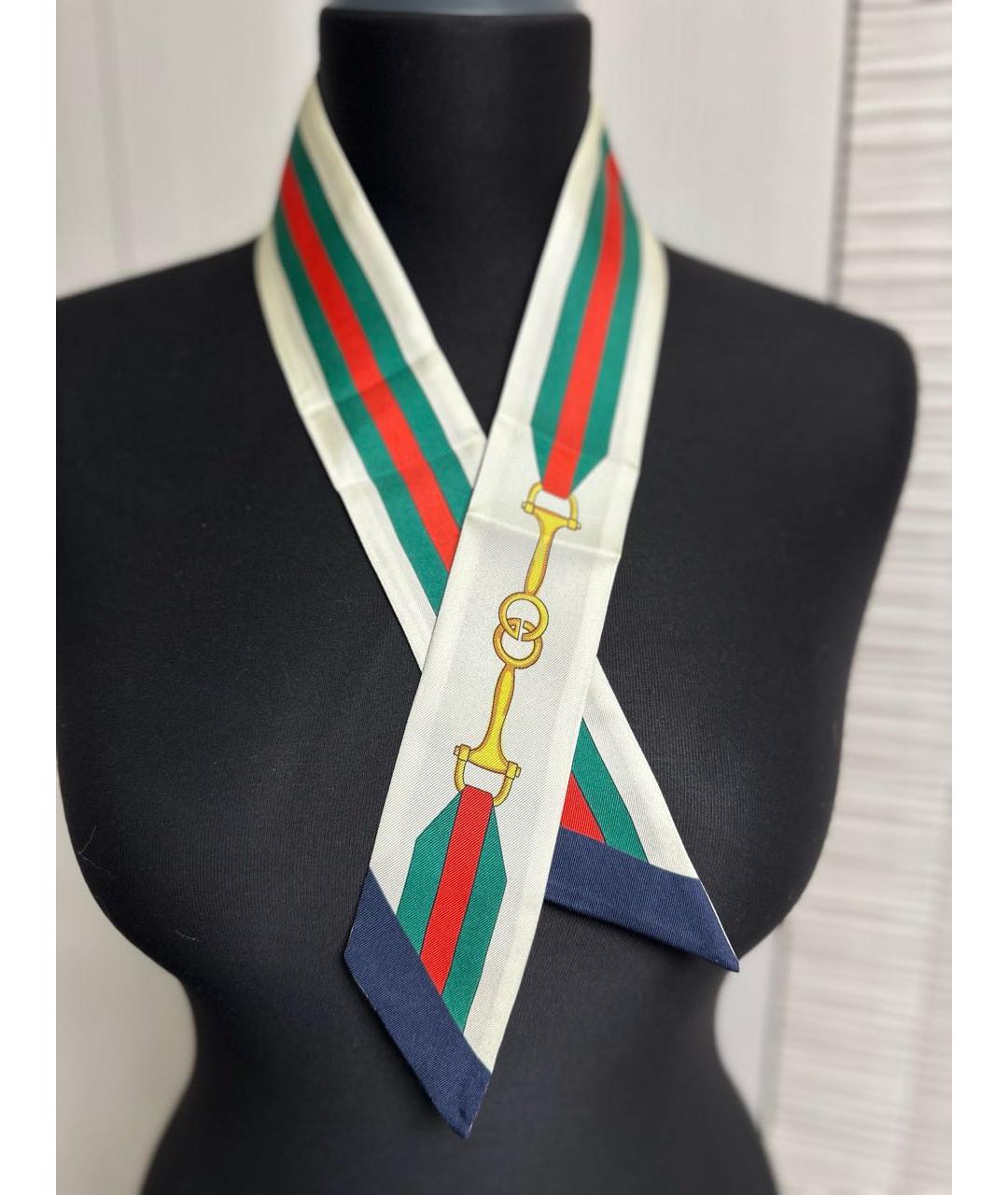 GUCCI Мульти шелковый платок, фото 4