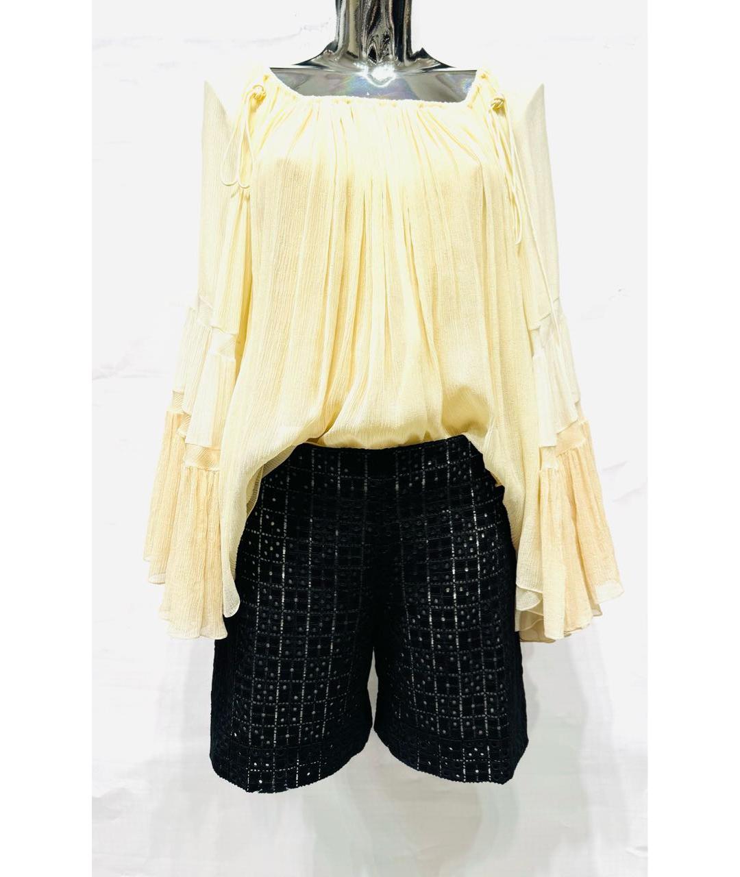 CHLOE Черные хлопковые шорты, фото 8