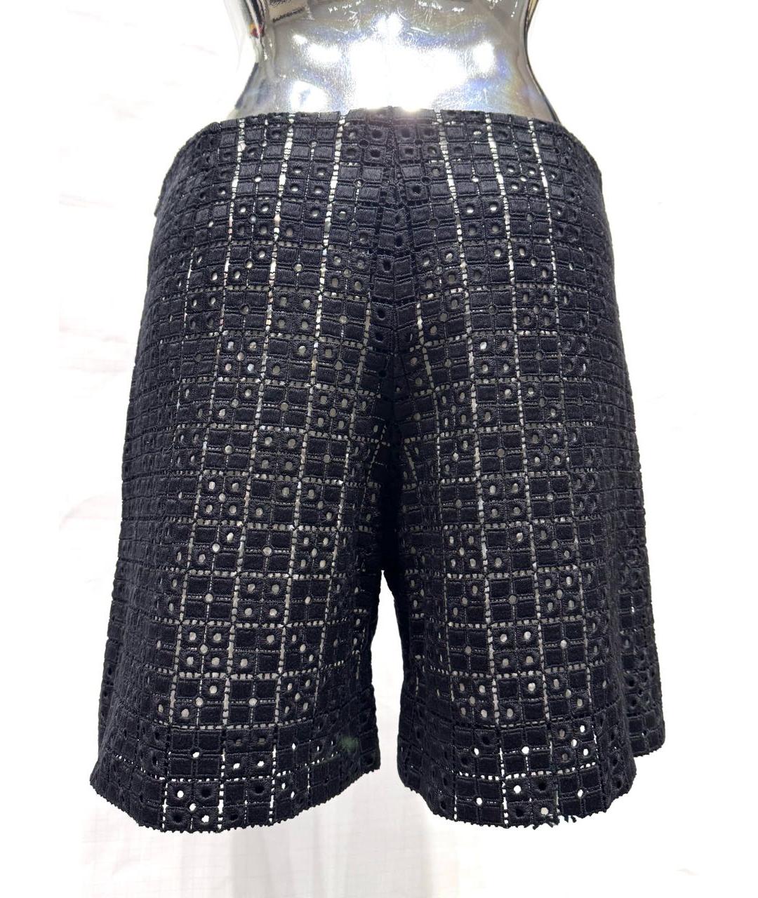 CHLOE Черные хлопковые шорты, фото 2