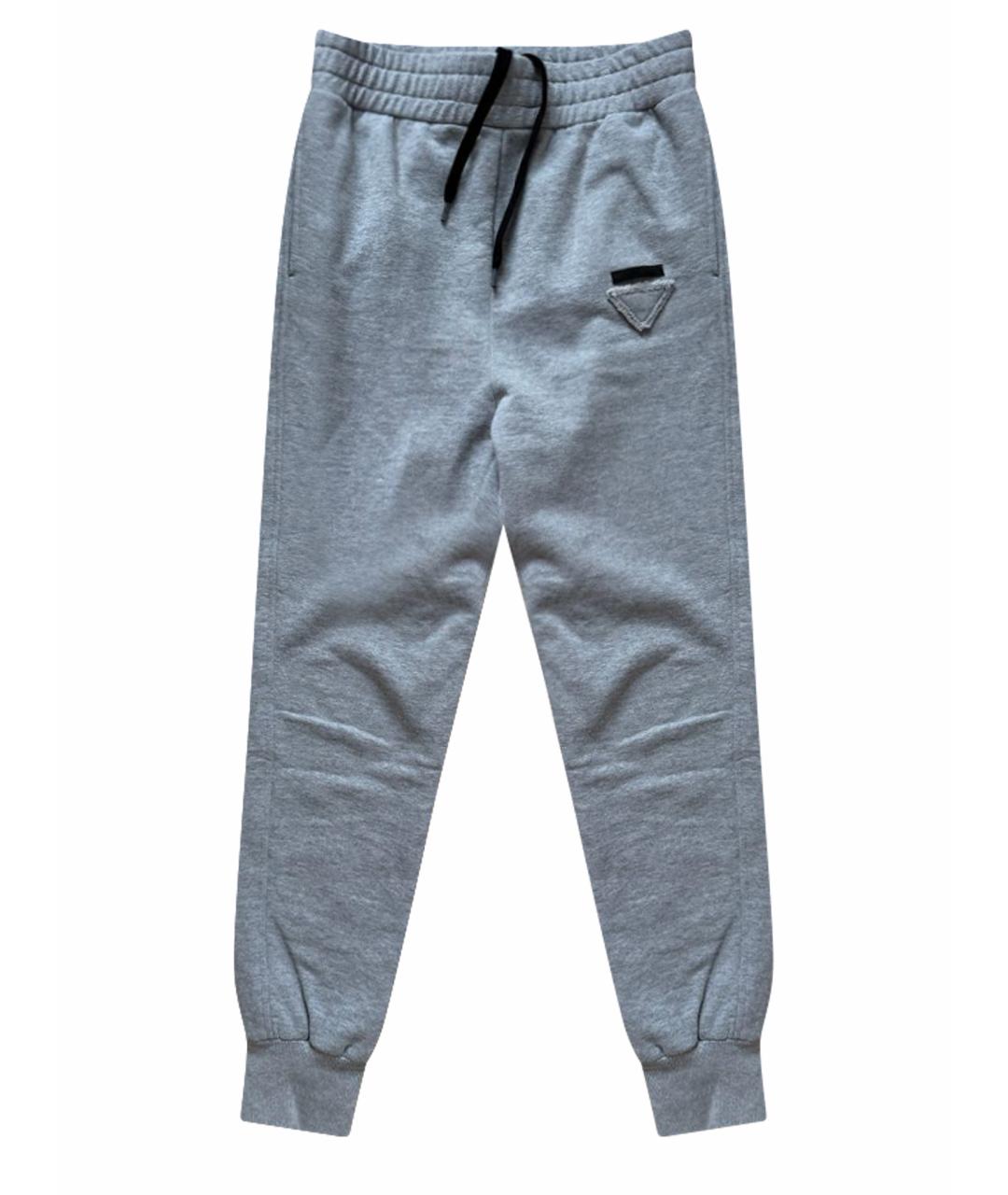 PRADA Серый хлопковый спортивные костюмы, фото 1