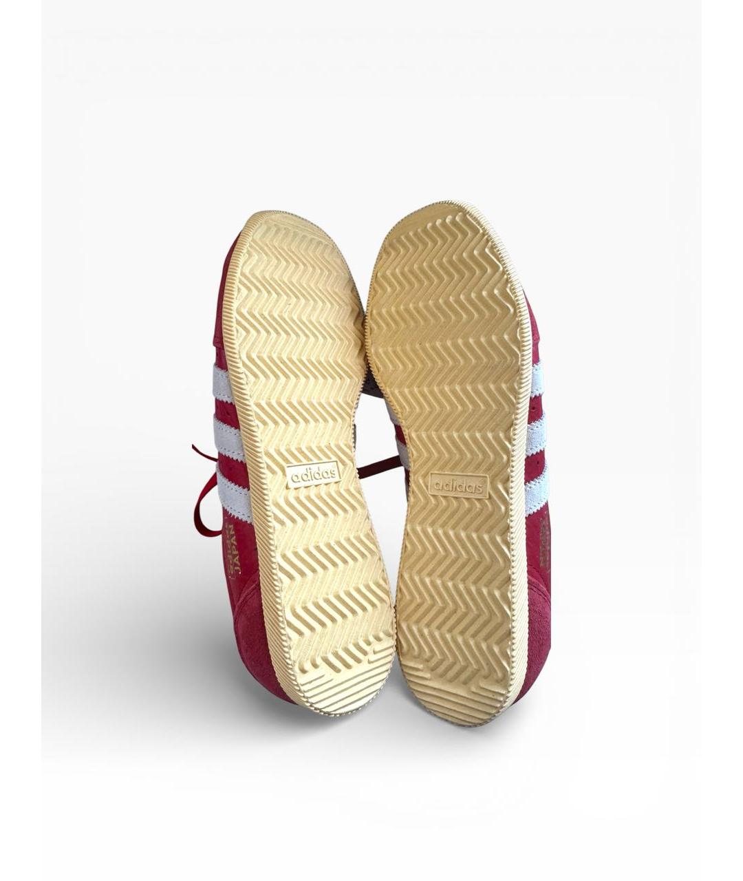 ADIDAS Красные кожаные кеды, фото 5