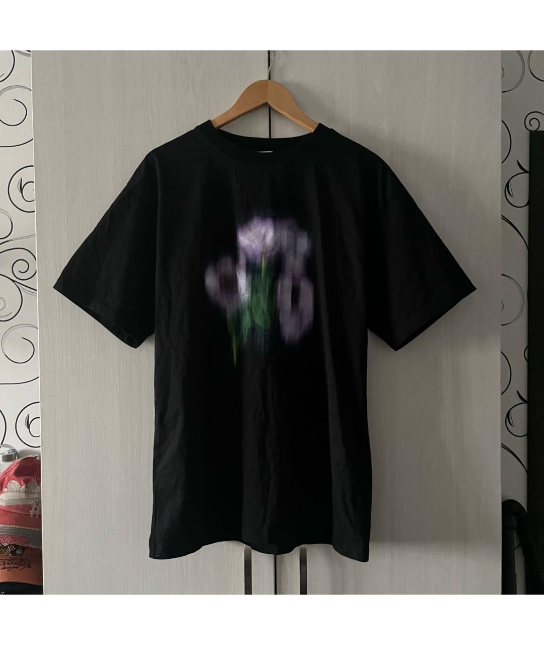 KENZO Черная хлопковая футболка, фото 9