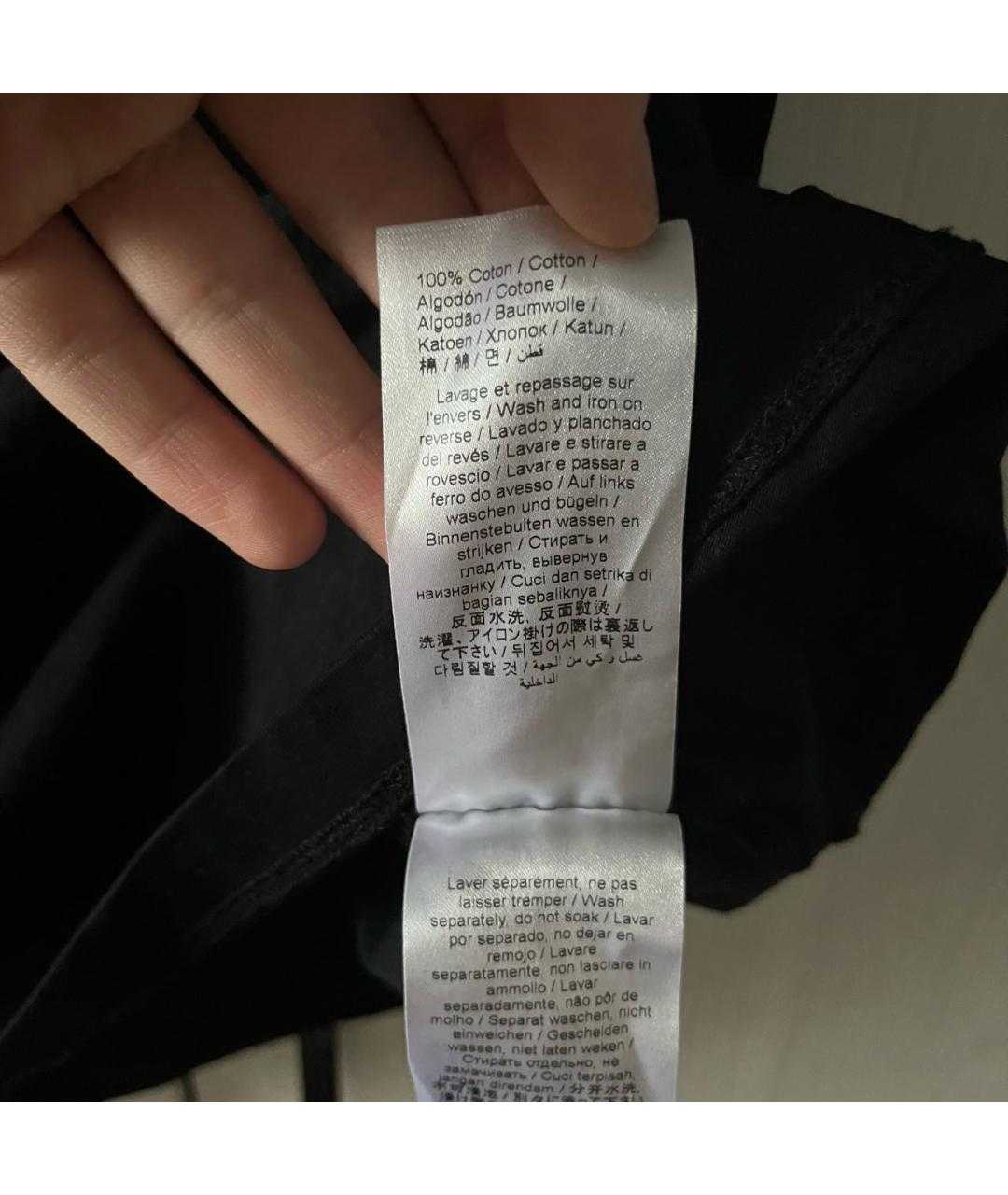 KENZO Черная хлопковая футболка, фото 8