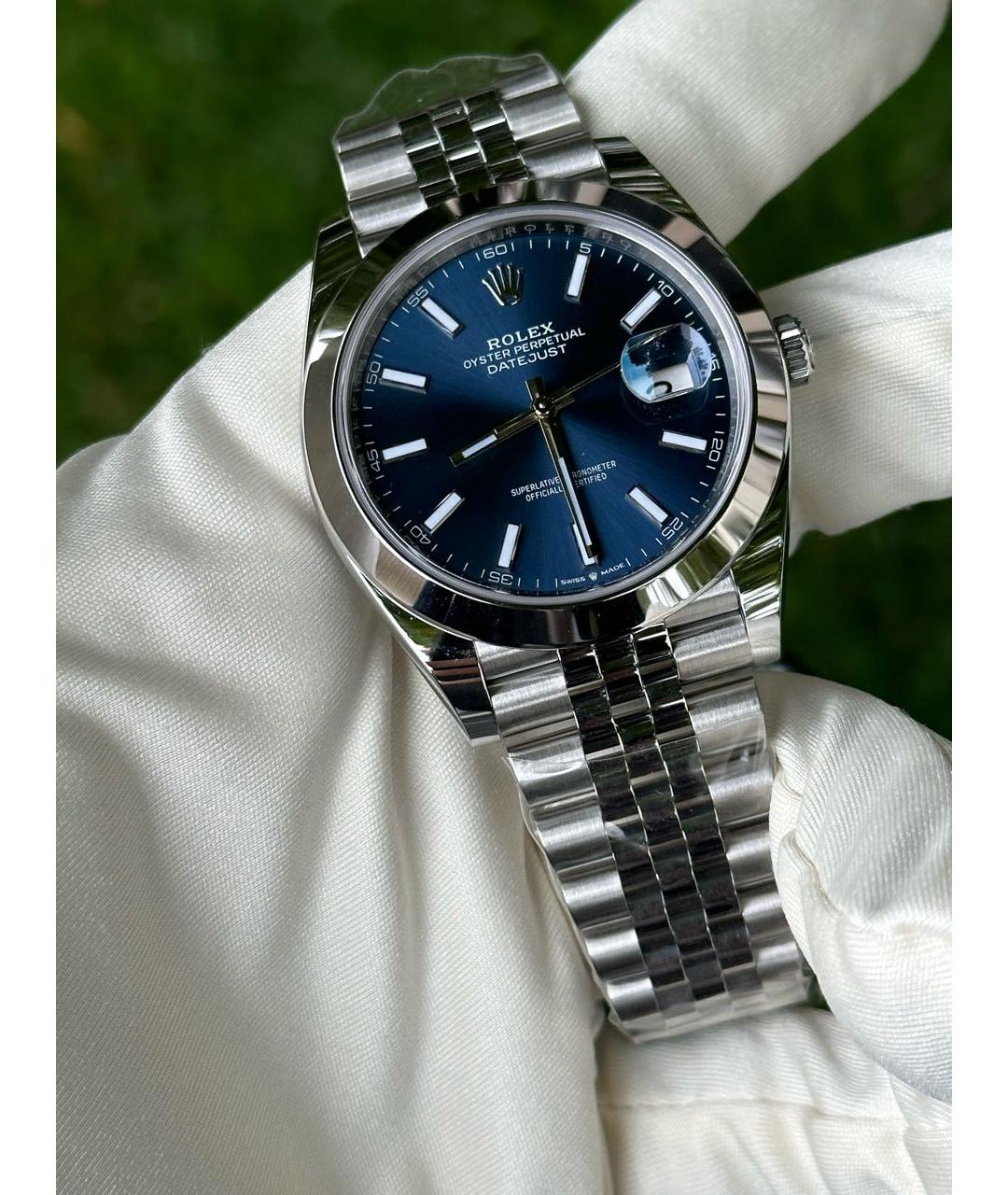 ROLEX Синие часы, фото 2