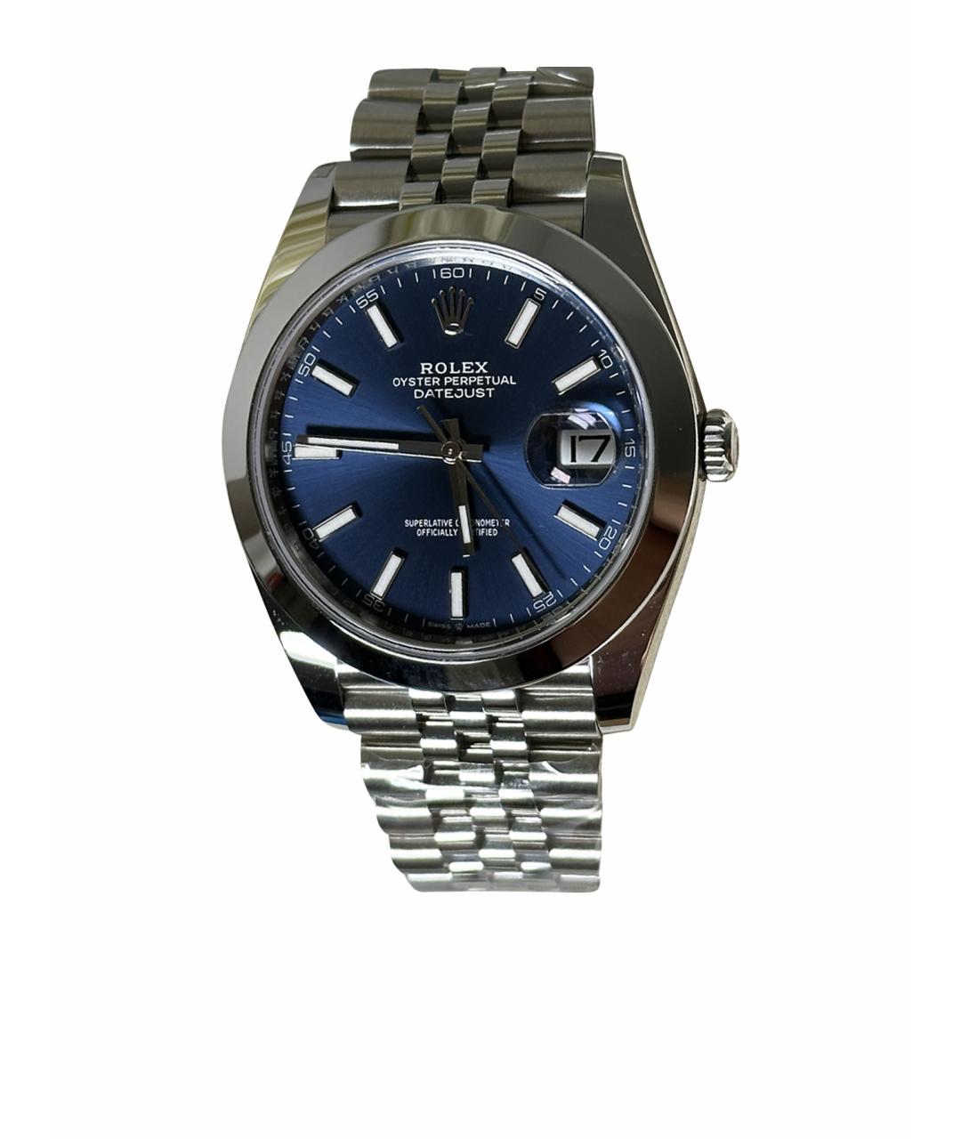 ROLEX Синие часы, фото 1