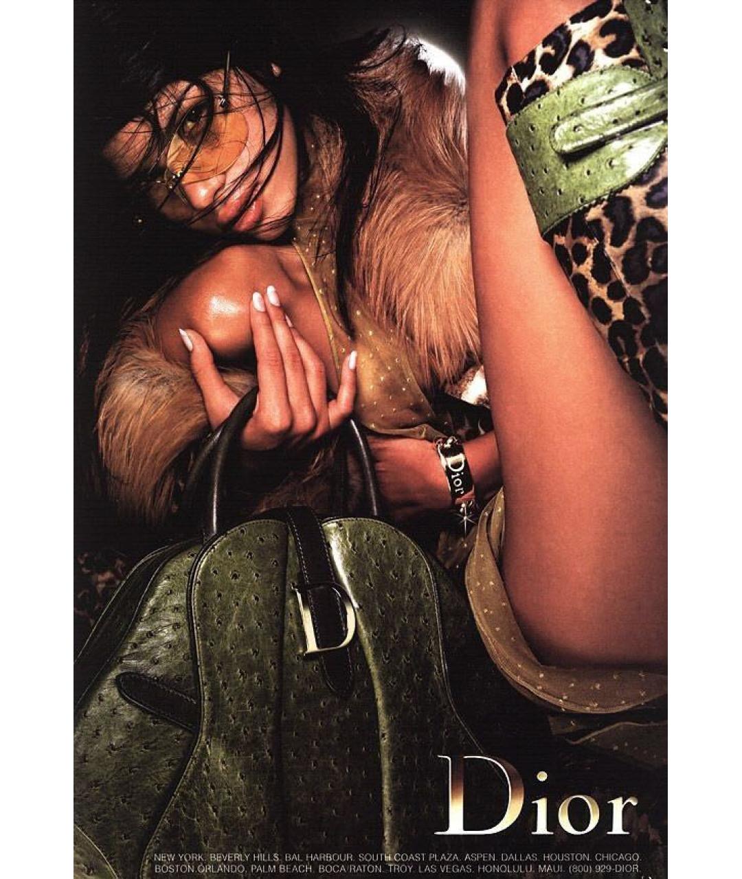 CHRISTIAN DIOR Черная деним сумка с короткими ручками, фото 7