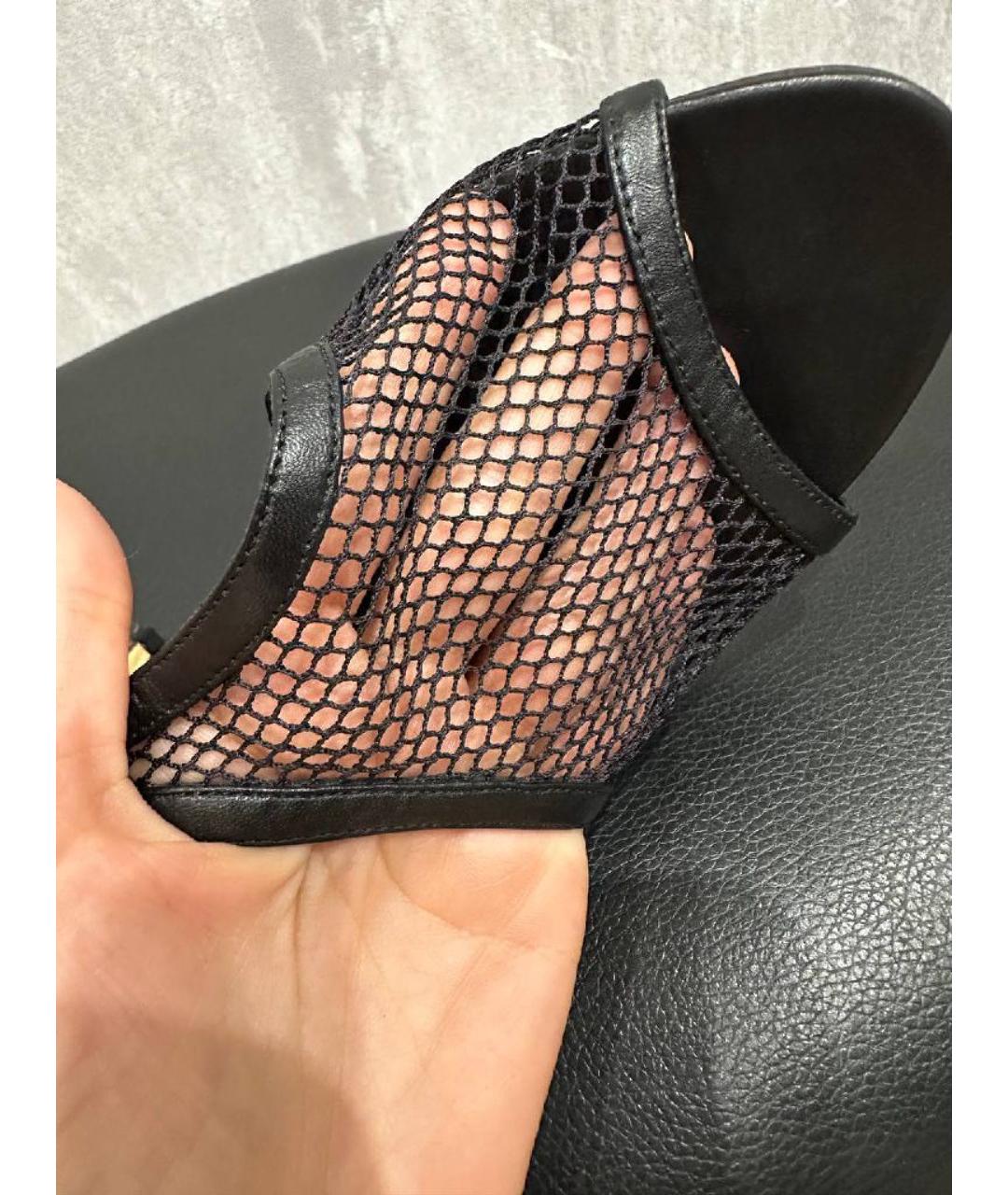 DOLCE&GABBANA Коричневые босоножки из экзотической кожи, фото 3
