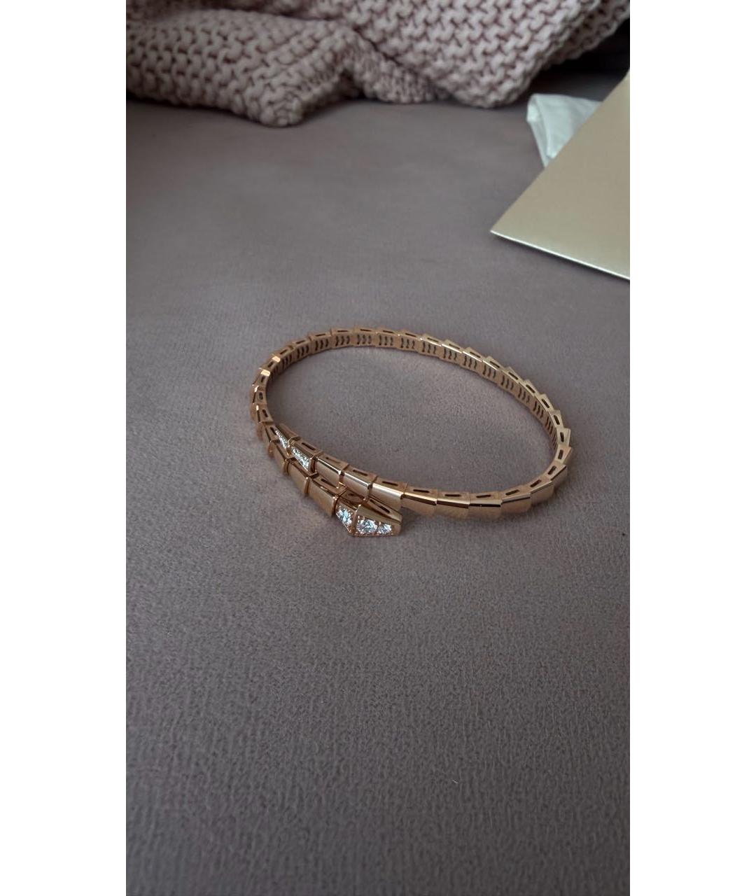 BVLGARI Розовый браслет из розового золота, фото 5