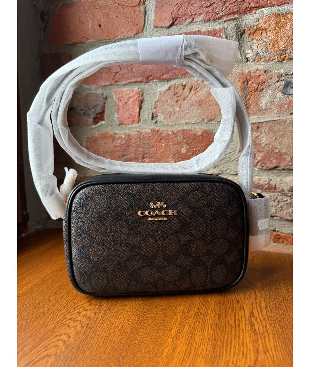 COACH Коричневая сумка через плечо, фото 2