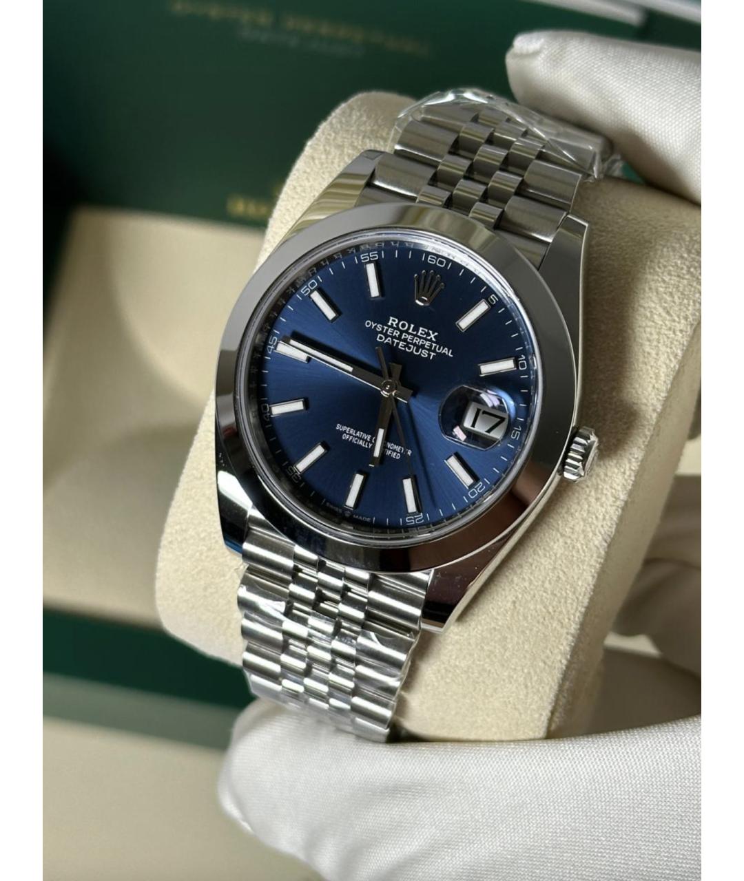 ROLEX Серебряные металлические часы, фото 2