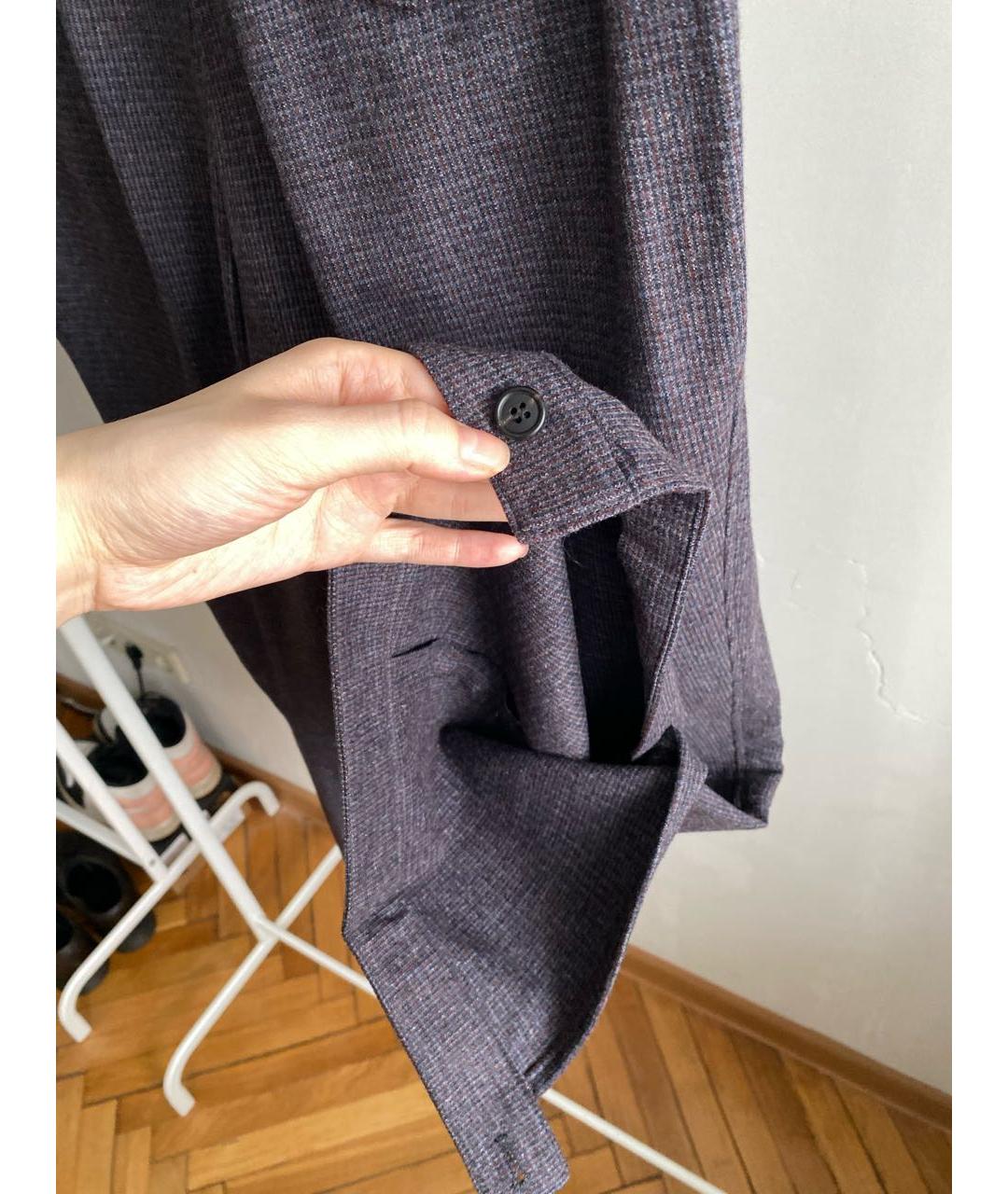 PRADA Коричневые шерстяные бриджи, фото 5