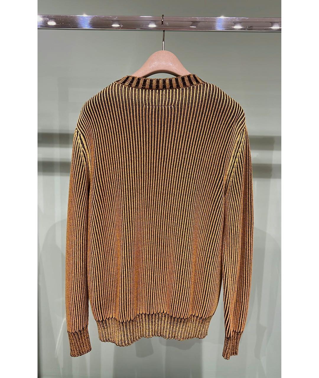 MM6 MAISON MARGIELA Коричневый хлопковый джемпер / свитер, фото 2