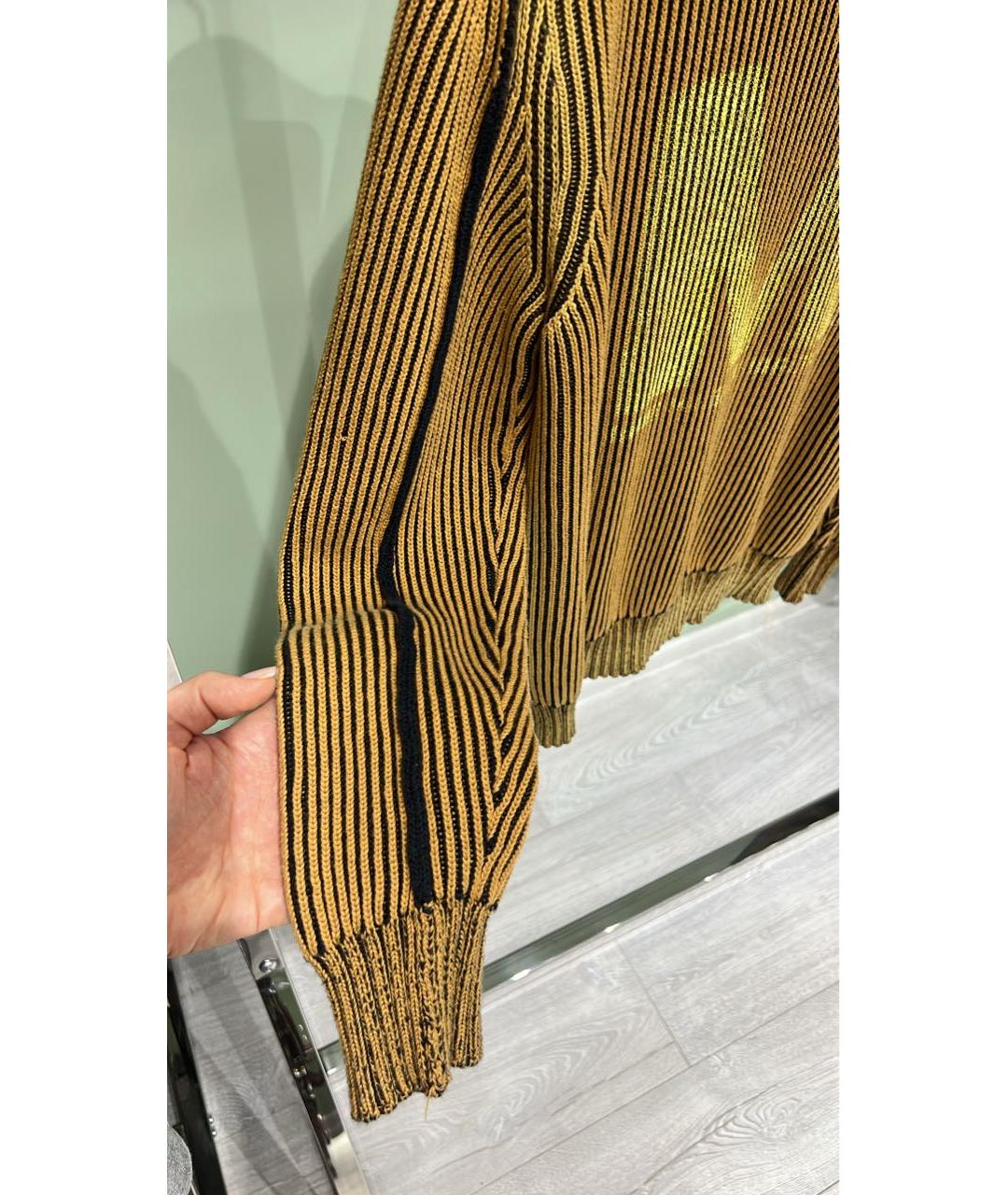 MM6 MAISON MARGIELA Коричневый хлопковый джемпер / свитер, фото 4