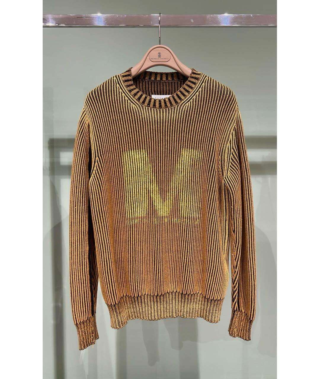 MM6 MAISON MARGIELA Коричневый хлопковый джемпер / свитер, фото 9