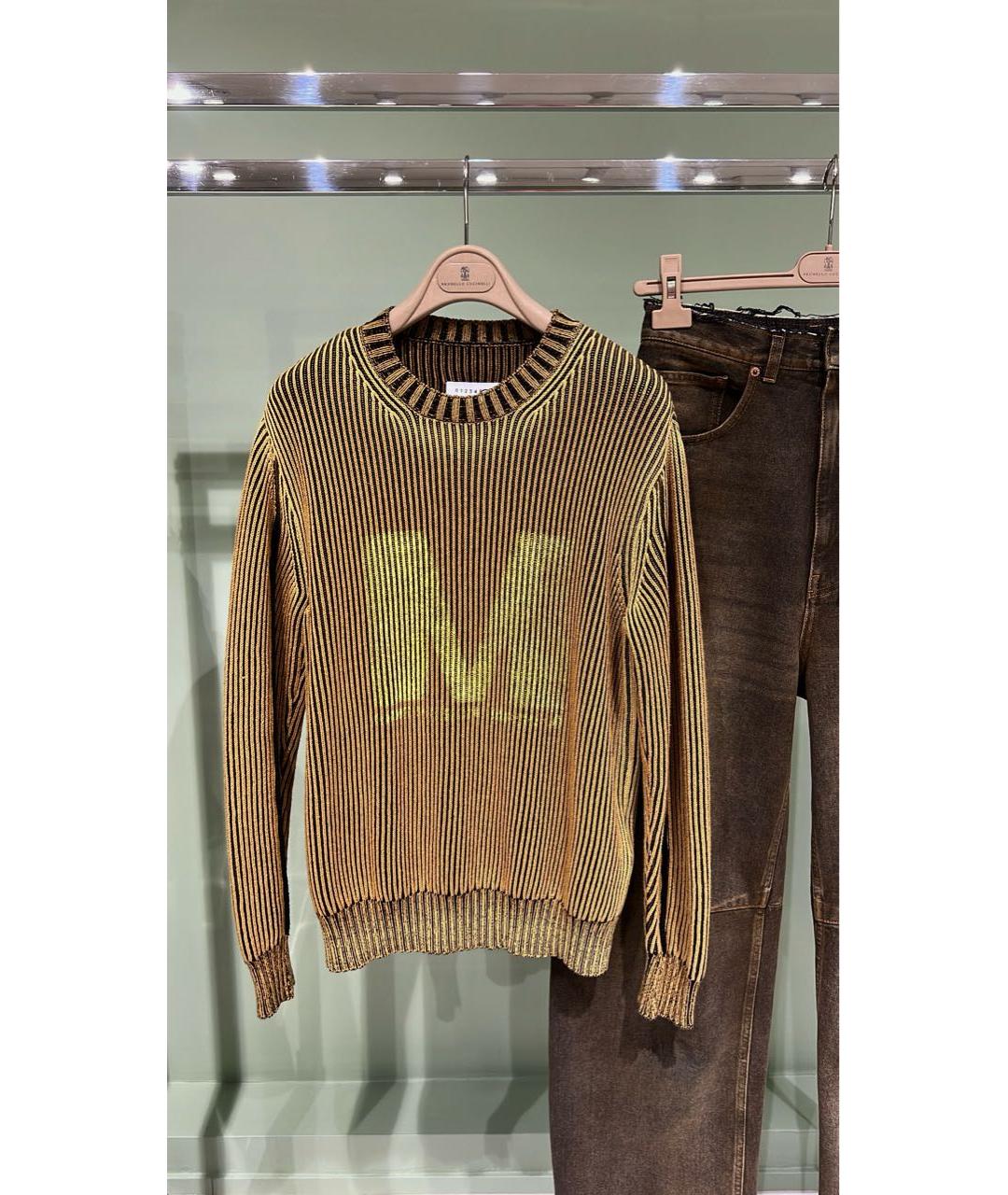 MM6 MAISON MARGIELA Коричневый хлопковый джемпер / свитер, фото 5