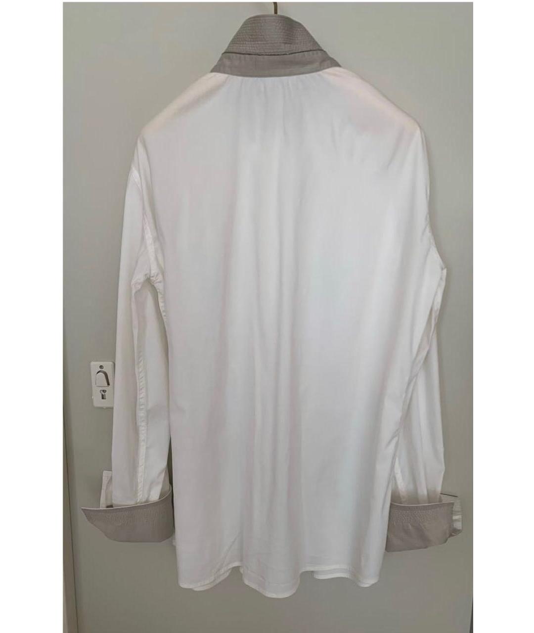 BRUNELLO CUCINELLI Белая хлопковая рубашка, фото 2