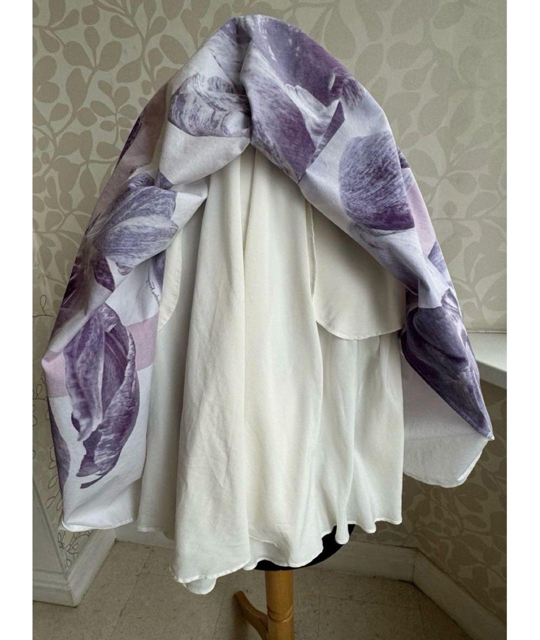 FERRAGAMO Мульти хлопковое повседневное платье, фото 3