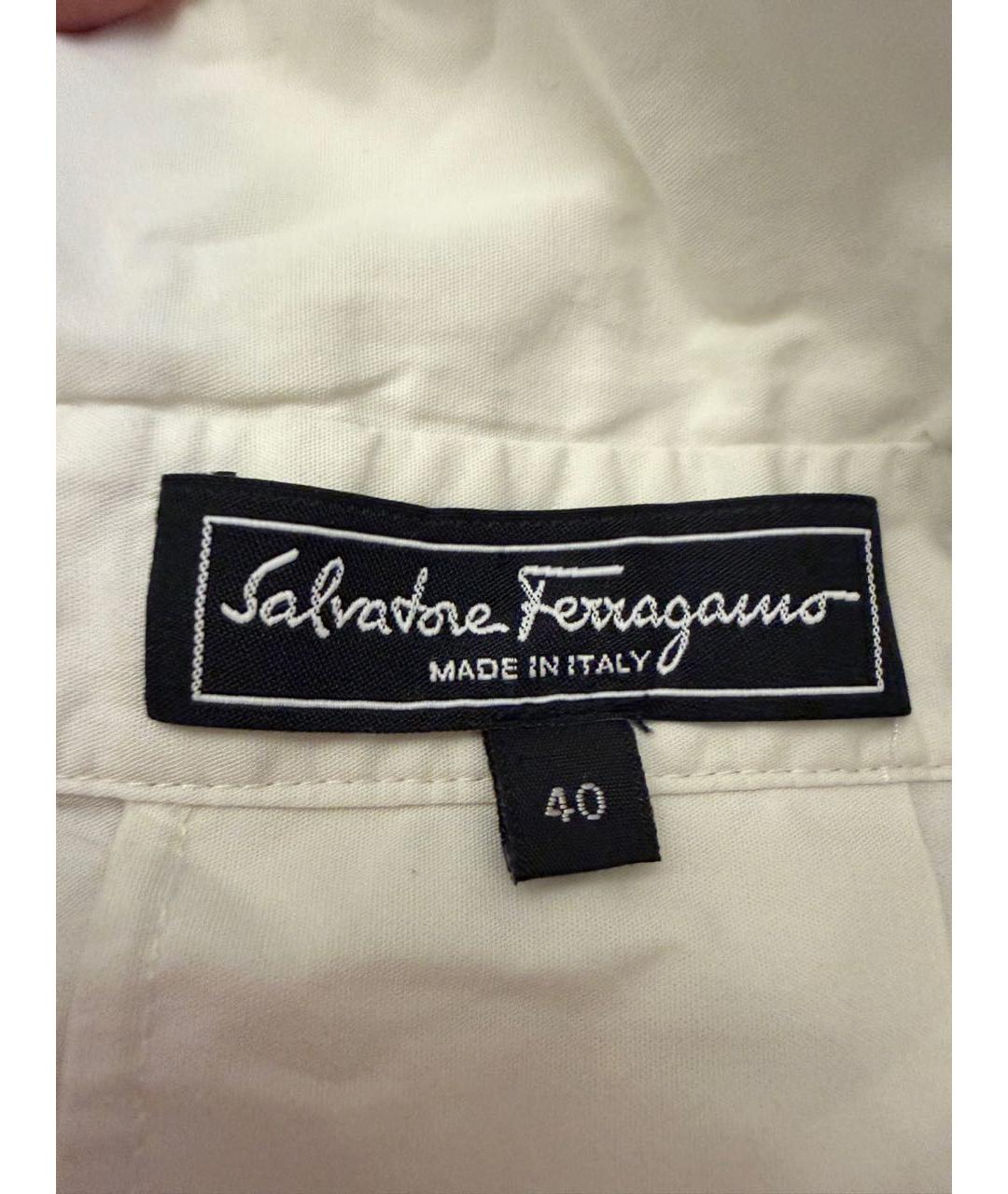 FERRAGAMO Мульти хлопковое повседневное платье, фото 4