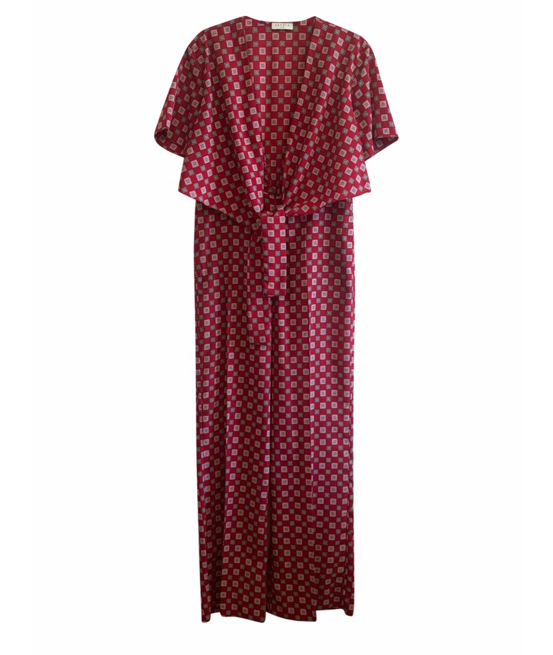 SANDRO Красный полиэстеровый комбинезон, фото 1