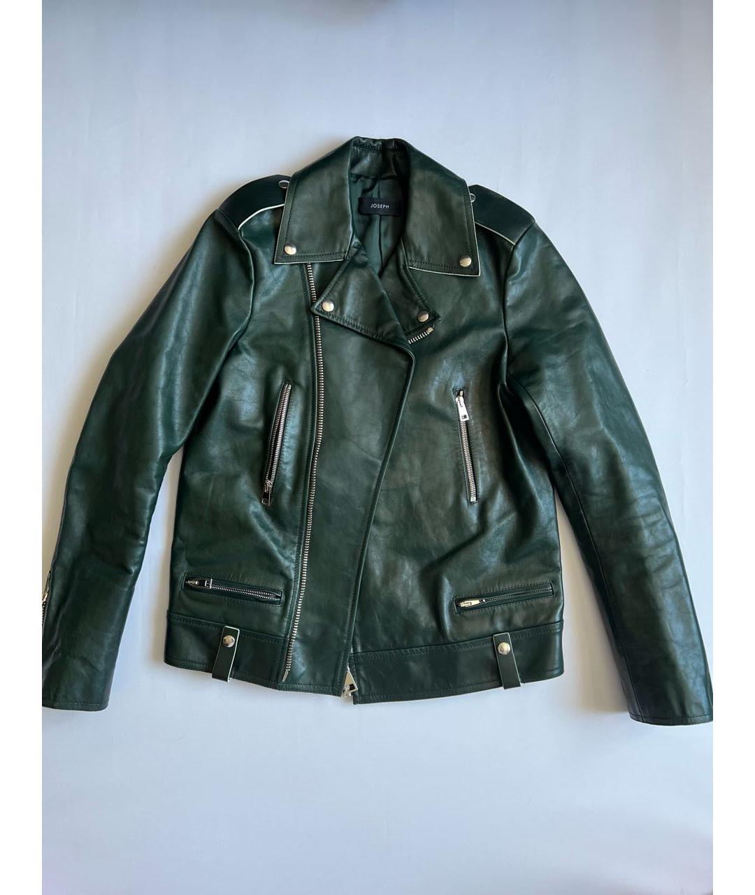JOSEPH Зеленая кожаная куртка, фото 9