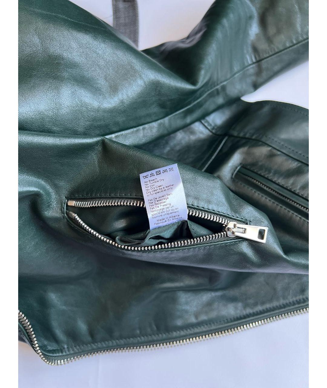 JOSEPH Зеленая кожаная куртка, фото 5