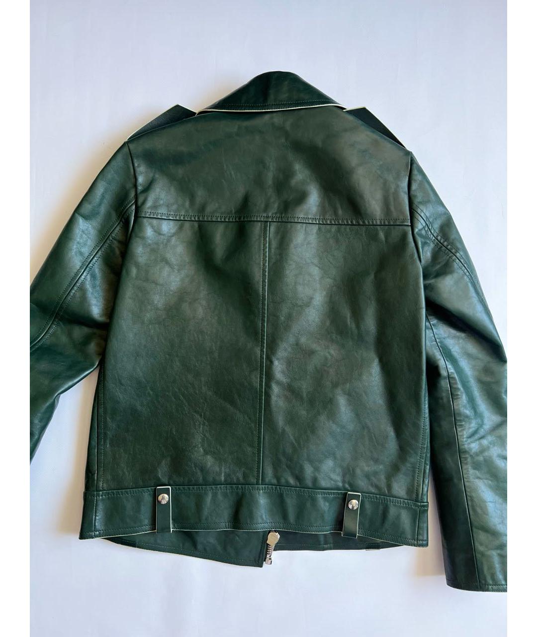 JOSEPH Зеленая кожаная куртка, фото 2