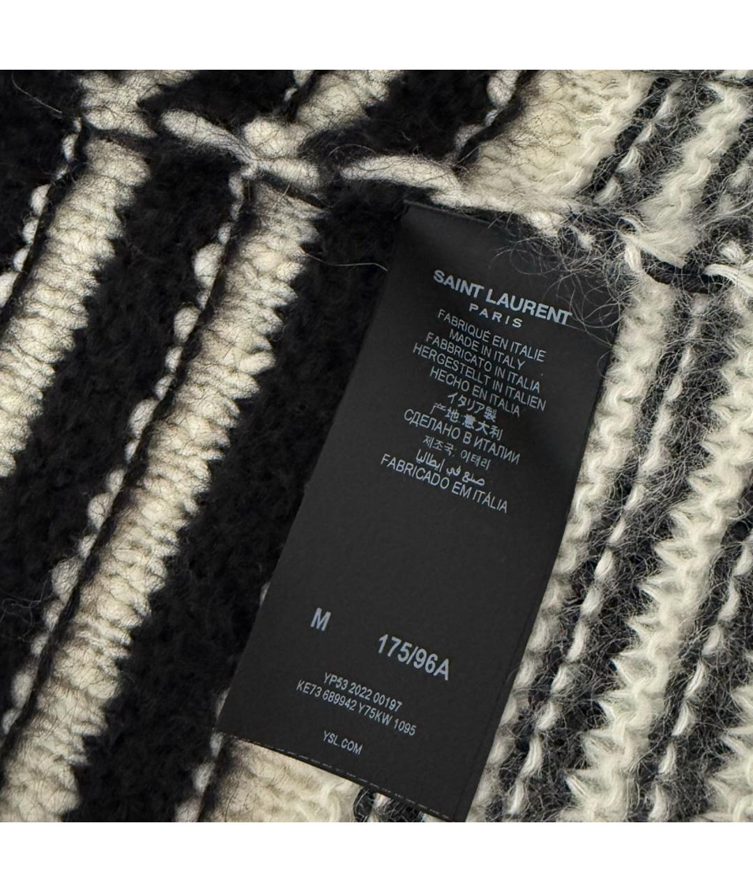 SAINT LAURENT Шерстяной кардиган, фото 5