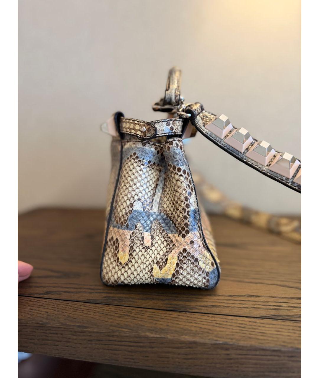 FENDI Мульти сумка с короткими ручками из экзотической кожи, фото 2