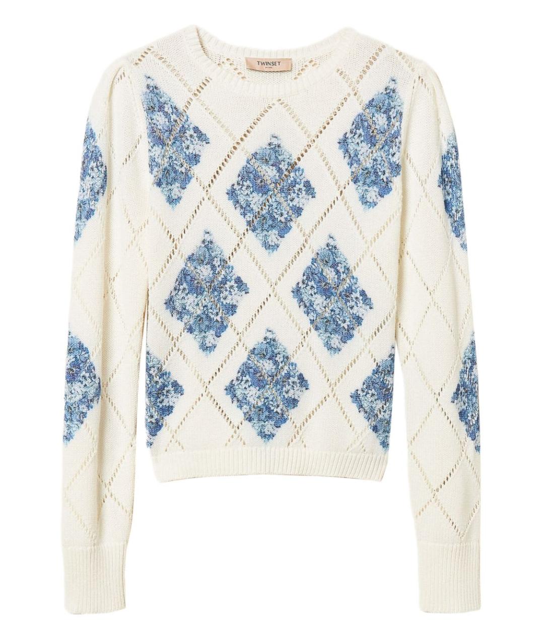 TWIN-SET Хлопковый джемпер / свитер, фото 1