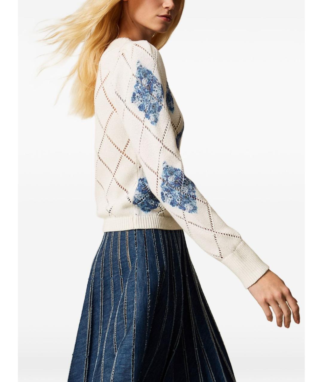 TWIN-SET Хлопковый джемпер / свитер, фото 5