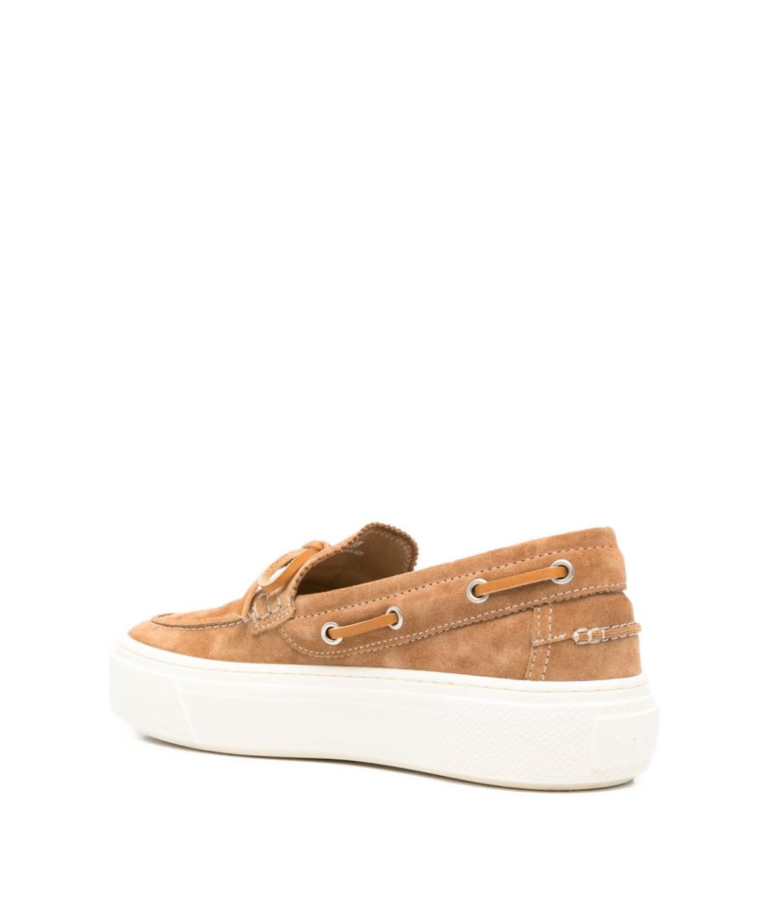 HOGAN Коричневые кожаные лоферы, фото 2