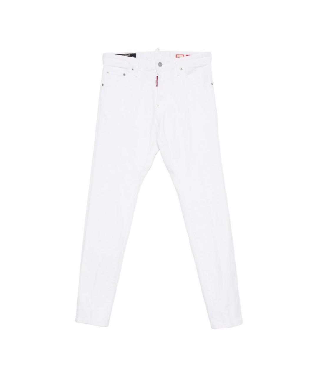 DSQUARED2 Белые хлопковые джинсы, фото 1