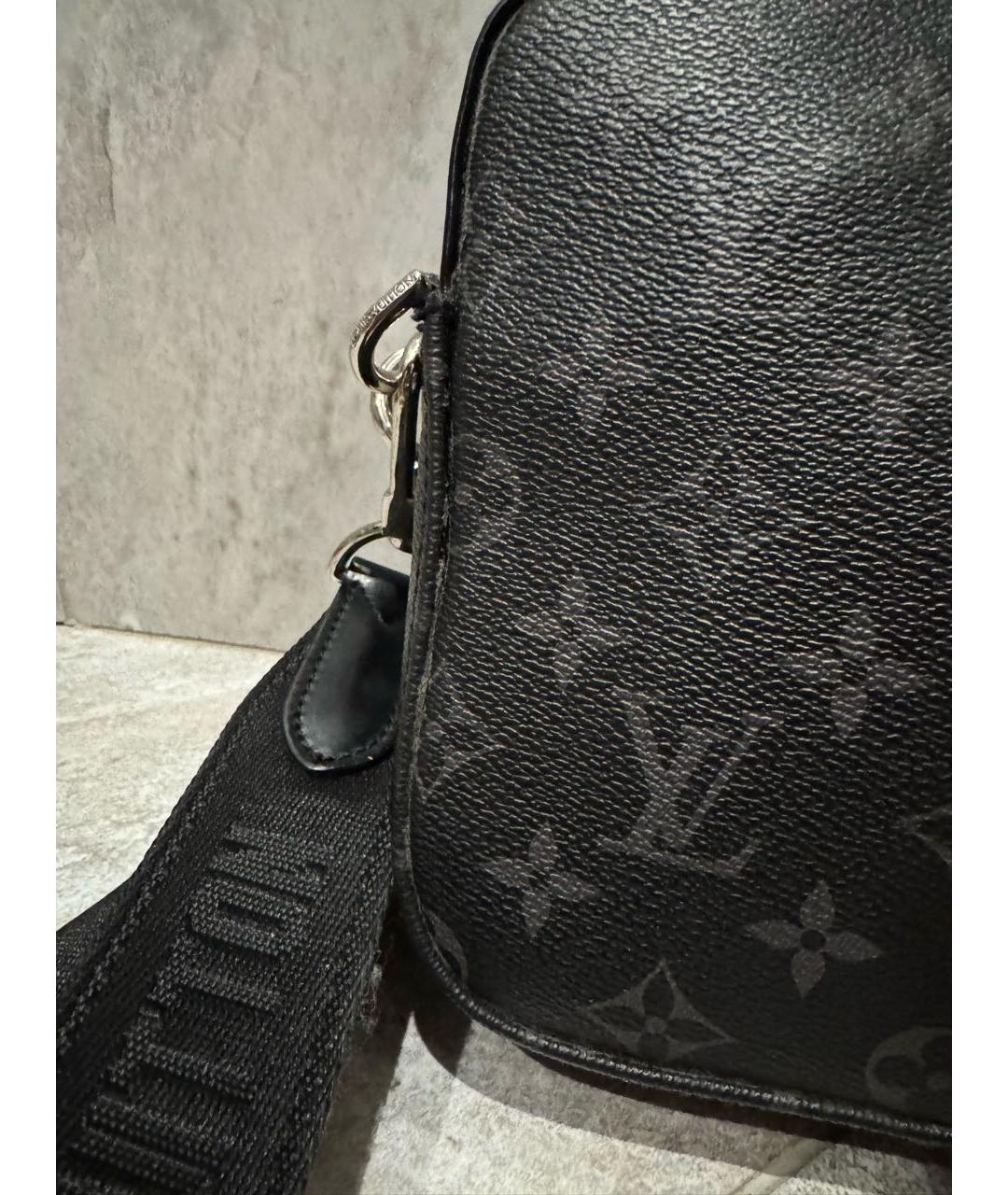 LOUIS VUITTON Черная сумка на плечо, фото 5