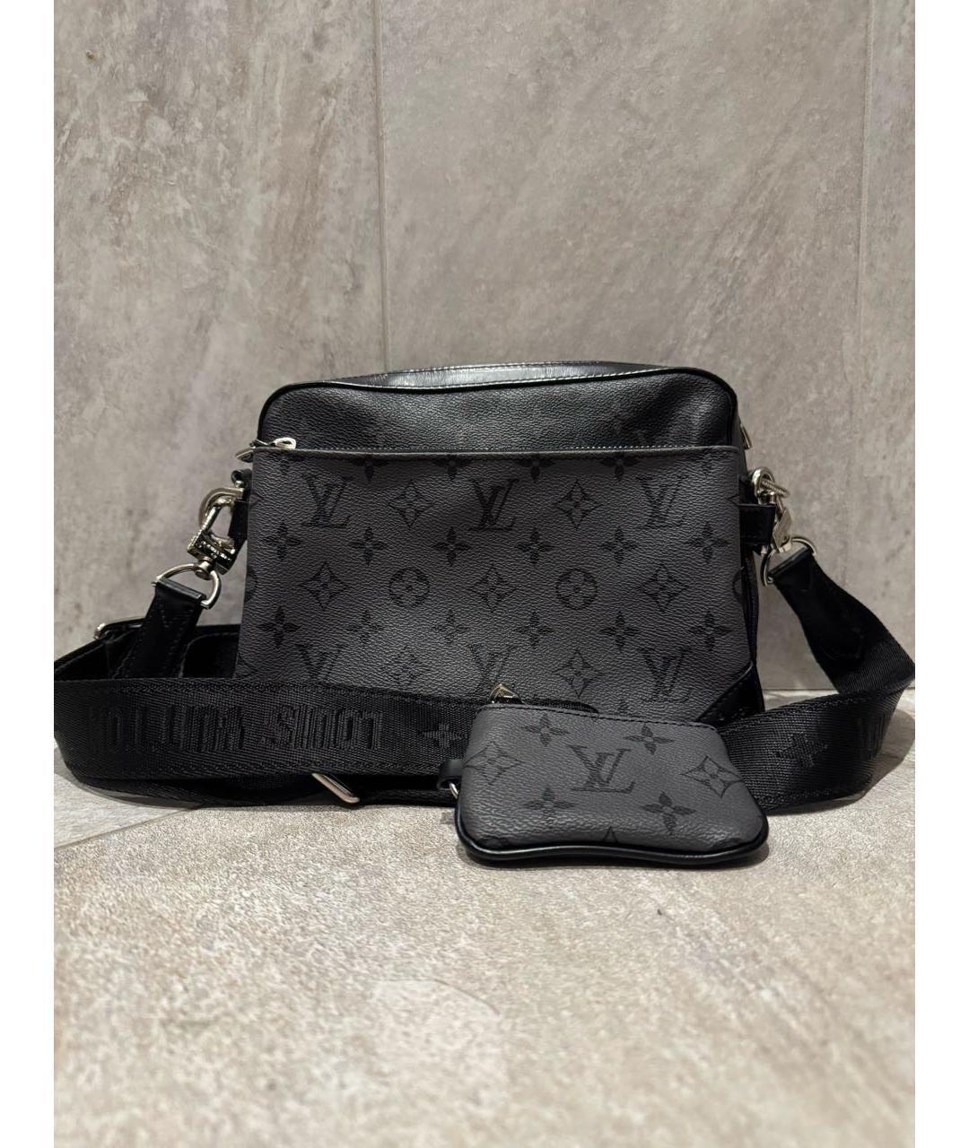 LOUIS VUITTON Черная сумка на плечо, фото 8