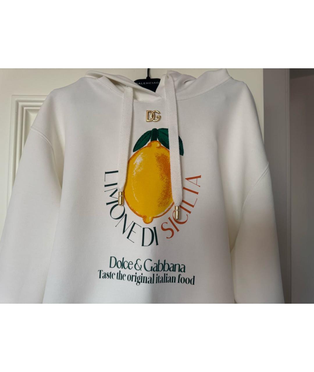 DOLCE&GABBANA Белый хлопковый спортивные костюмы, фото 3