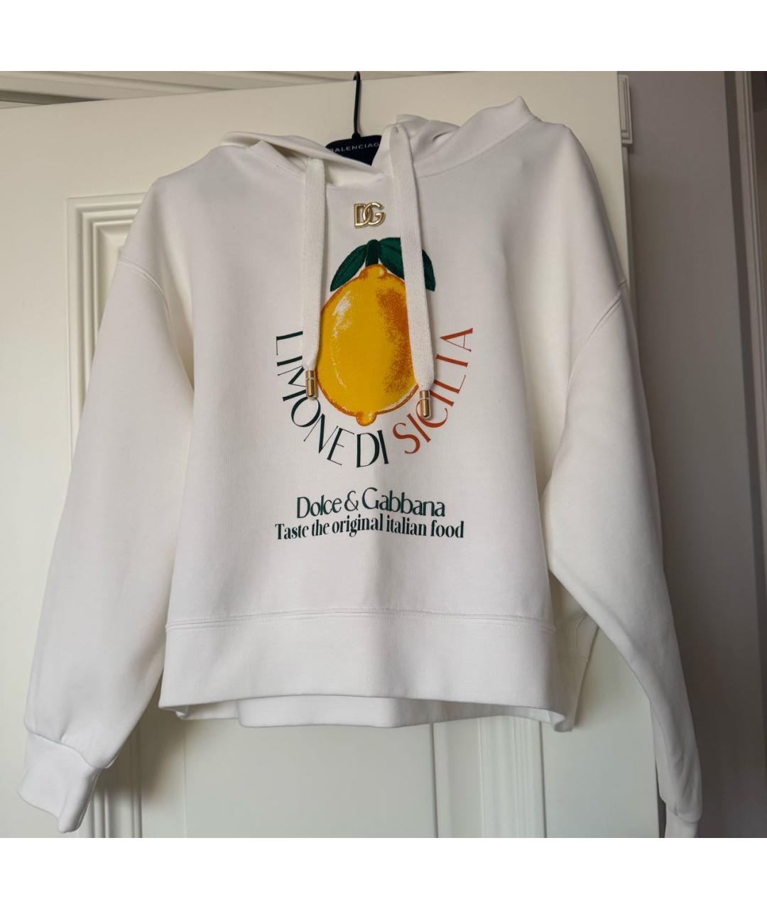 DOLCE&GABBANA Белый хлопковый спортивные костюмы, фото 8