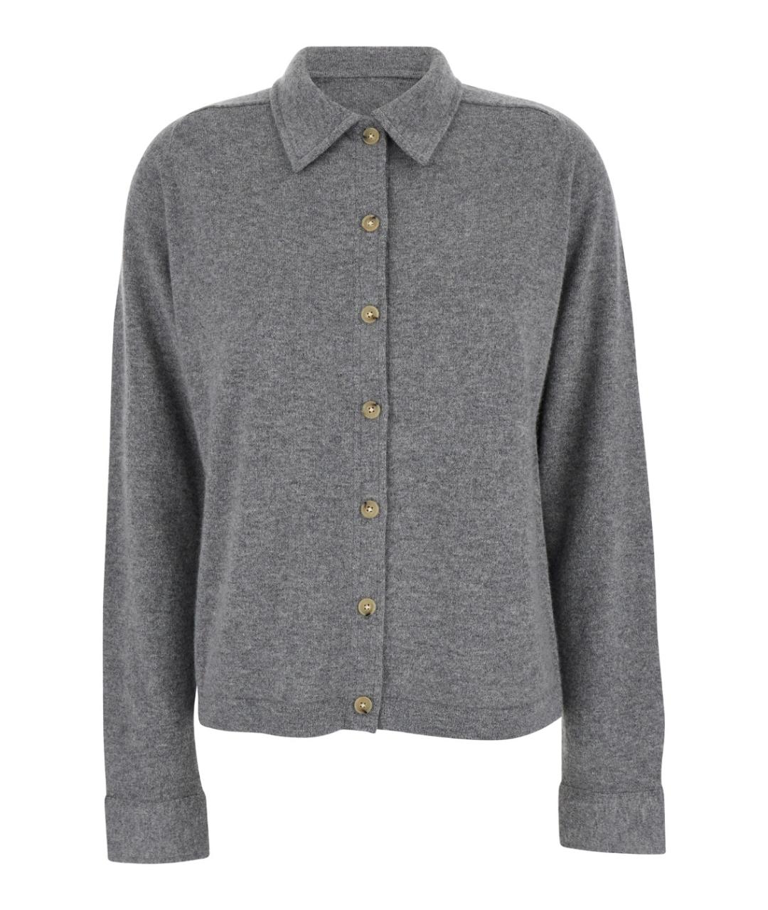 TOTEME Серый кашемировый кардиган, фото 1