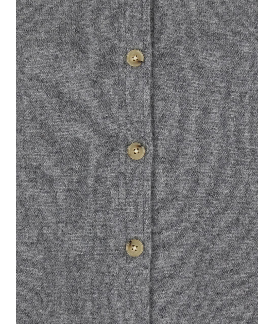 TOTEME Серый кашемировый кардиган, фото 2