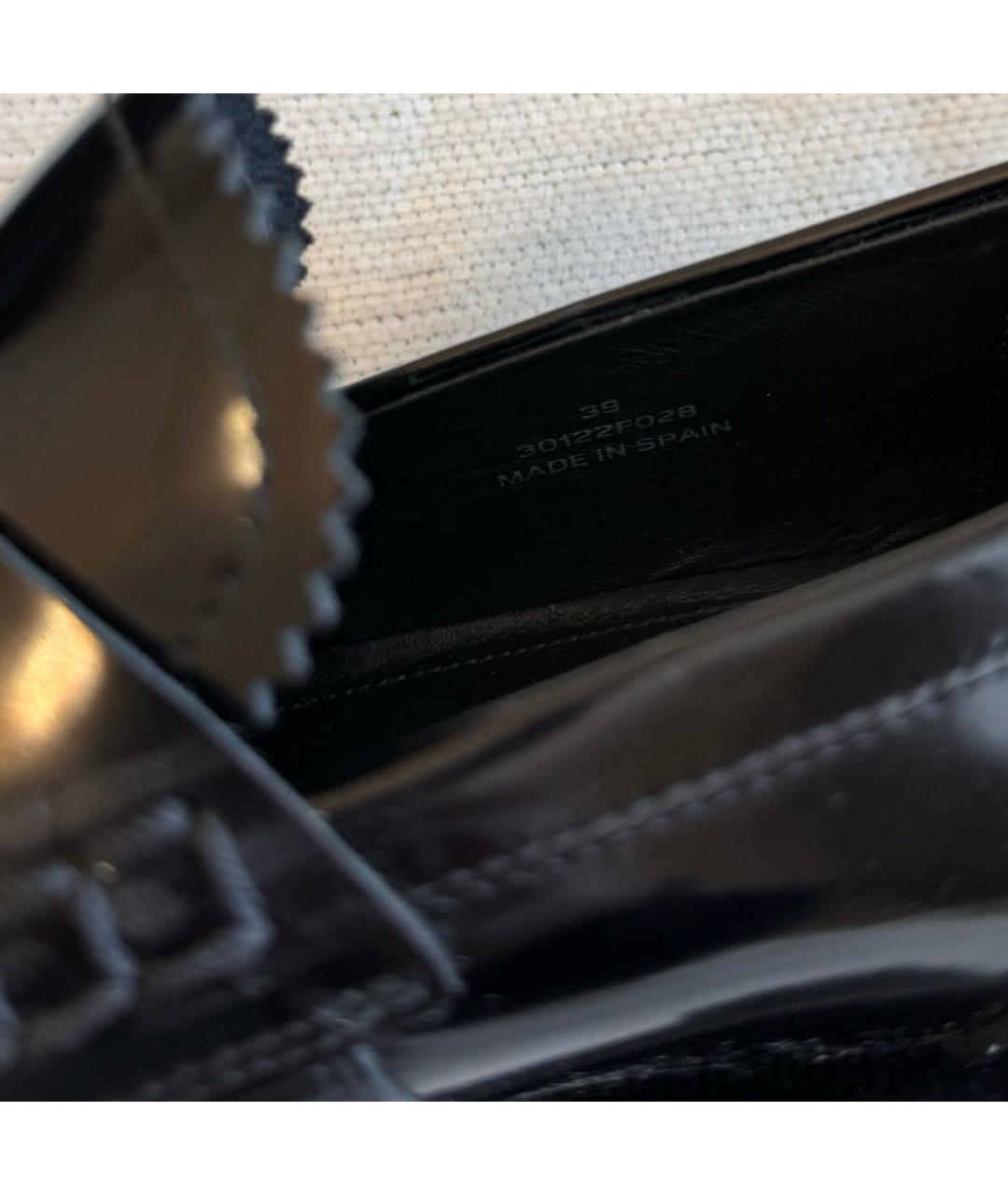 ALEXANDER WANG Черные кожаные лоферы, фото 6