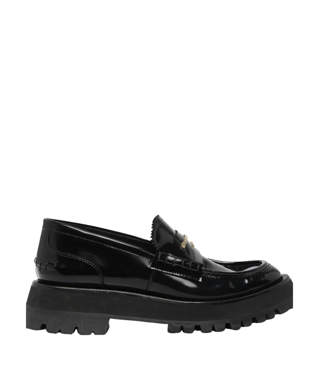 ALEXANDER WANG Черные кожаные лоферы, фото 1