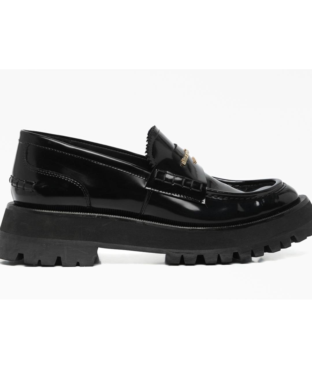 ALEXANDER WANG Черные кожаные лоферы, фото 8