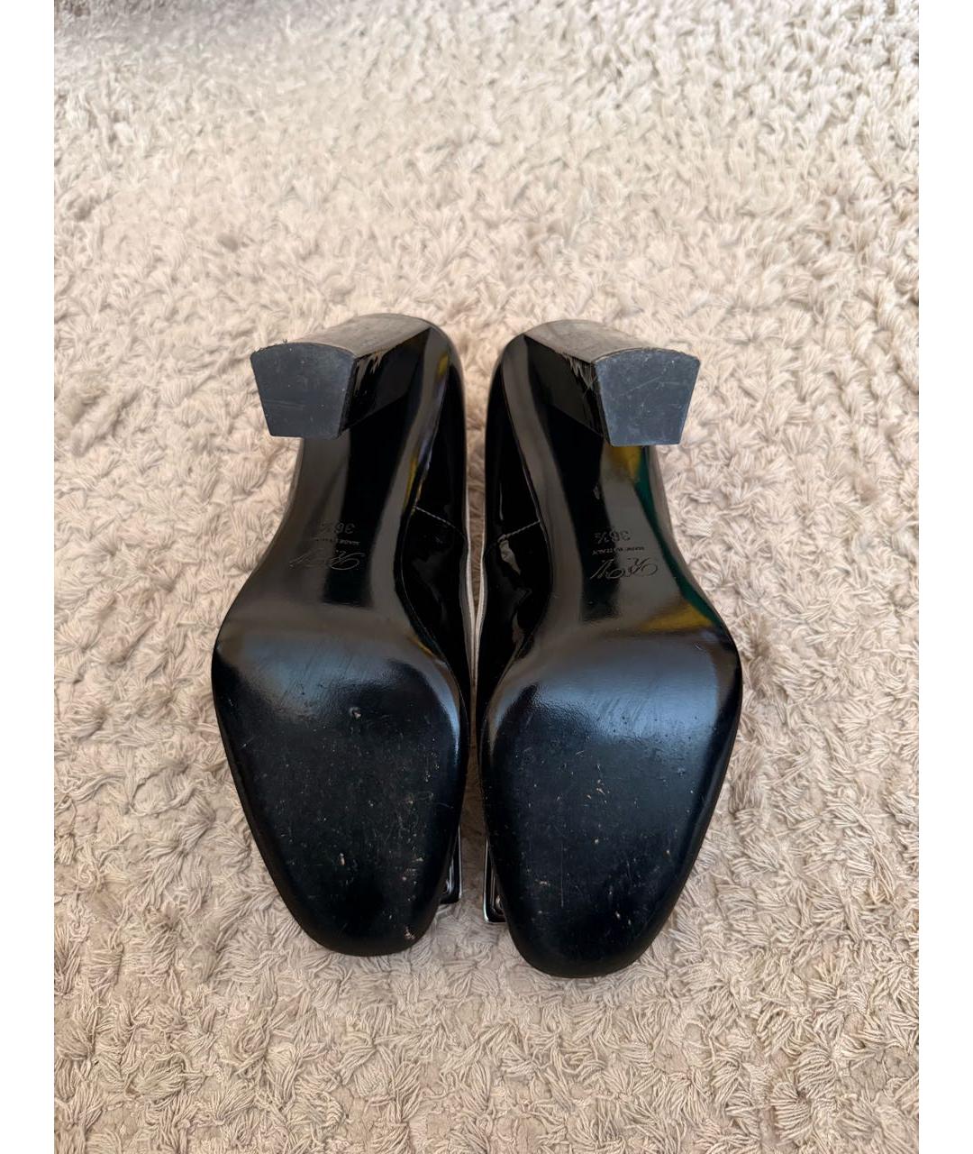 ROGER VIVIER Черные туфли из лакированной кожи, фото 5