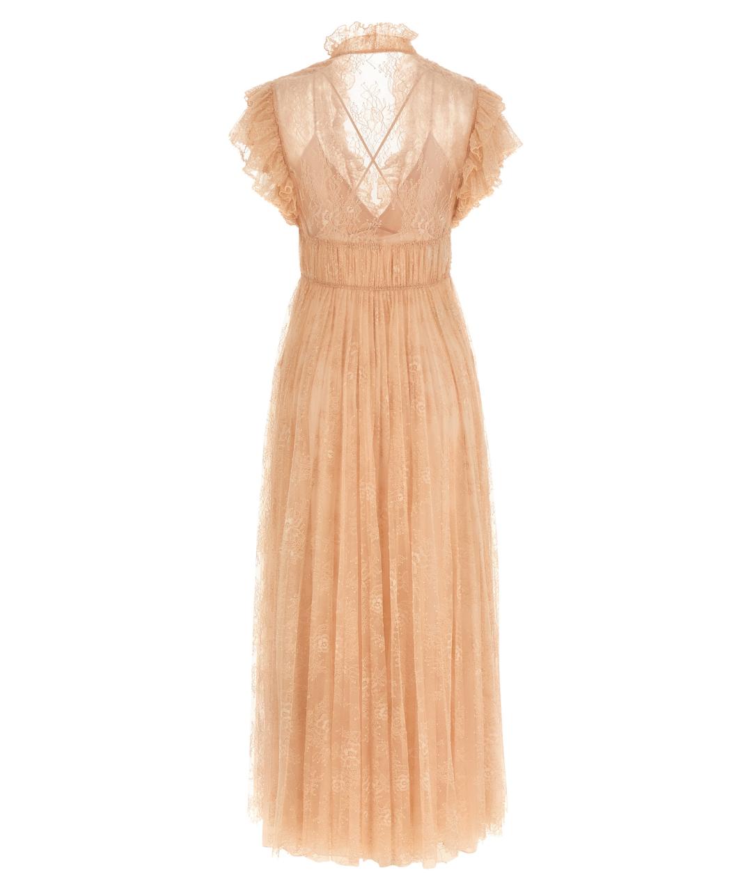 ALBERTA FERRETTI Розовое полиамидовое коктейльное платье, фото 2