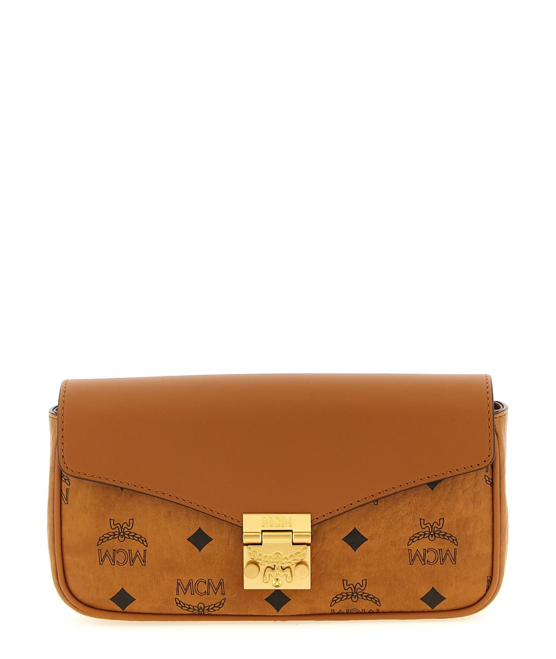 MCM Коричневая сумка через плечо из искусственной кожи, фото 1