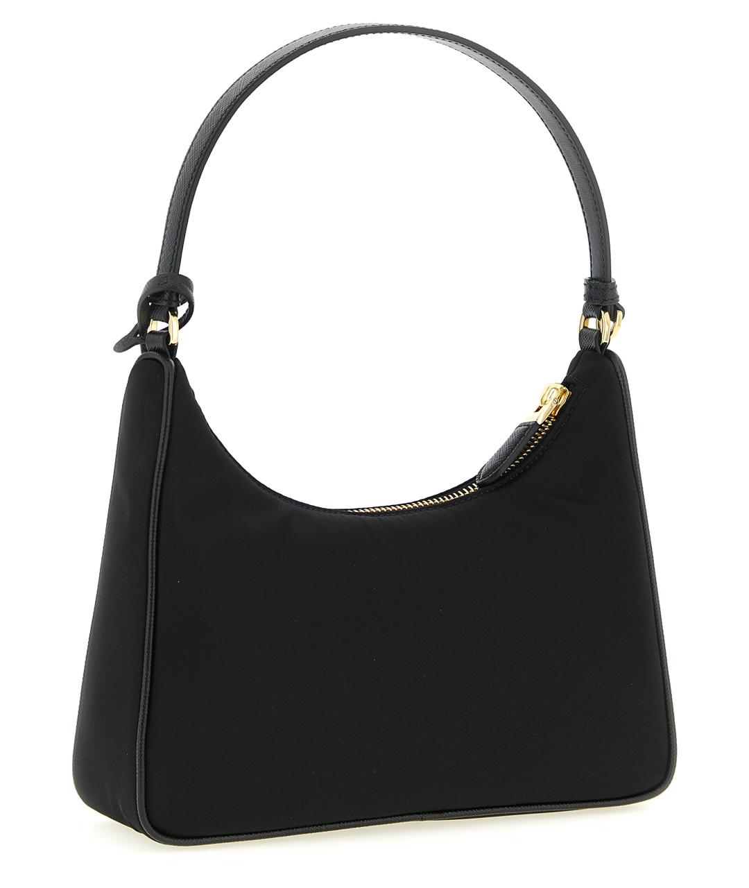 PRADA Черная синтетическая сумка через плечо, фото 2