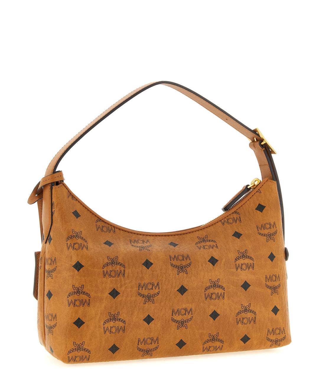 MCM Коричневая сумка через плечо из искусственной кожи, фото 2
