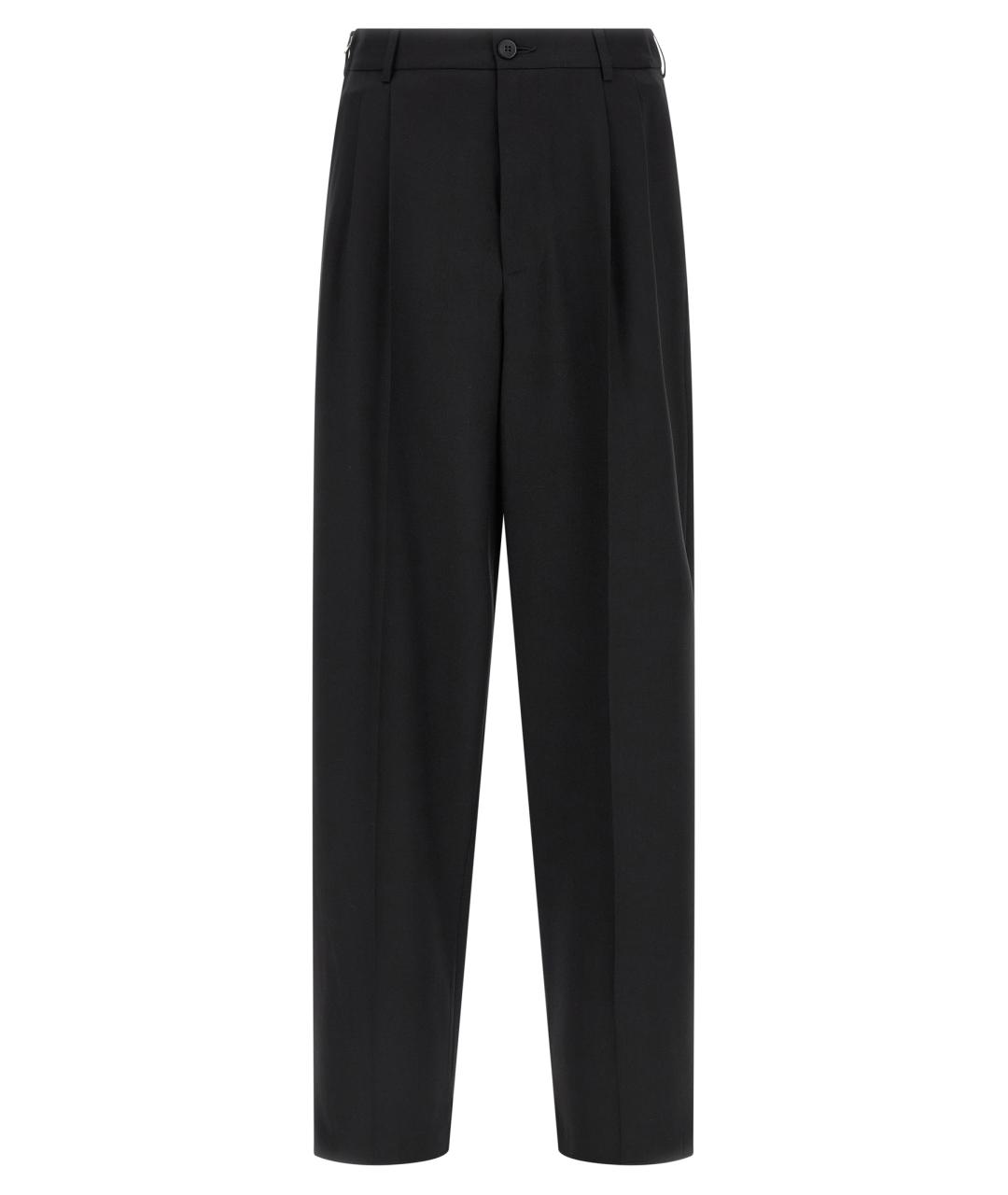 MAGLIANO Черные шерстяные повседневные брюки, фото 1